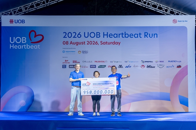Ngân hàng UOB Việt Nam gây quỹ đạt kỷ lục hơn 950 triệu đồng thông qua Giải chạy bộ UOB Heartbeat Run 2026