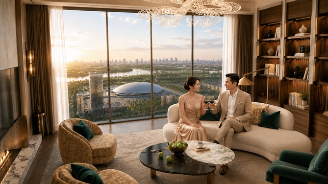 The Essence Wing - Thượng lưu tĩnh tại từ 5 chất sống giàu giá trị Hội tụ 5 chất sống định hình phẩm khí sang trọng vượt tầm, mỗi tư gia là dấu ấn tôn vinh vị thế chủ nhân