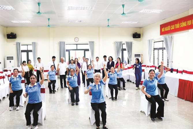 Viện dưỡng lão tại Quốc Oai, Hà Nội. Ảnh: TL
