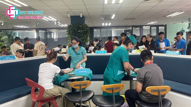 Ivy Health đồng hành khám sức khỏe định kỳ theo từng nhu cầu của doanh nghiệp