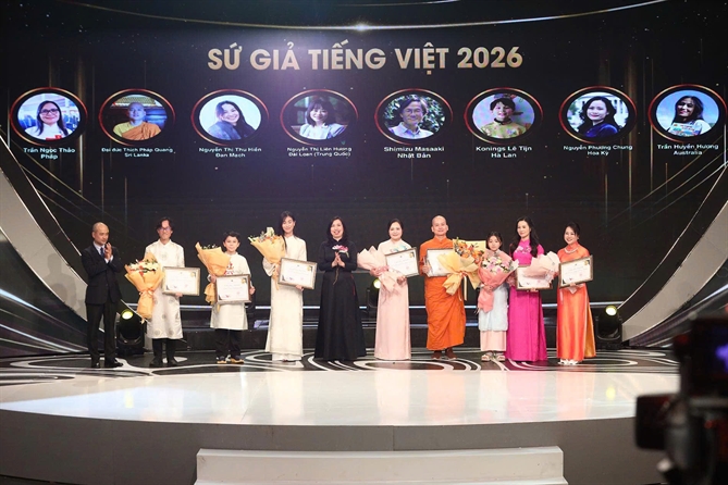 8 gương mặt tiêu biểu vinh dự được trao tặng danh hiệu: “Sứ giả tiếng Việt ở nước ngoài” năm 2026