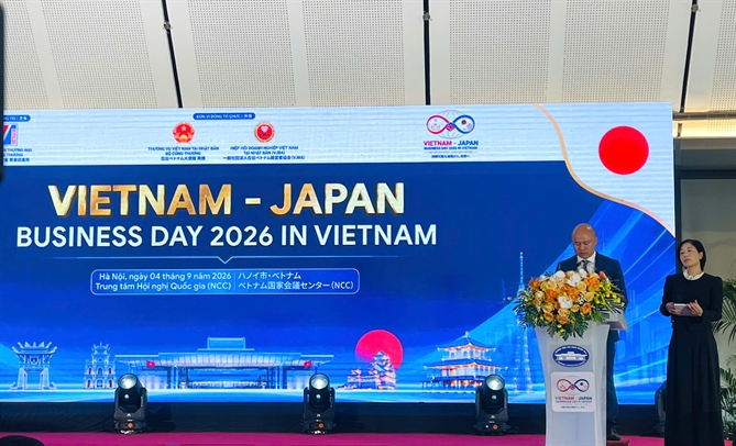 Ông Tạ Mạnh Cường, Giám đốc Trung tâm Hỗ trợ xúc tiến thương mại và đầu tư, Cục Xúc tiến thương mại (Bộ Công Thương) phát biểu khai mạc Diễn đàn. 