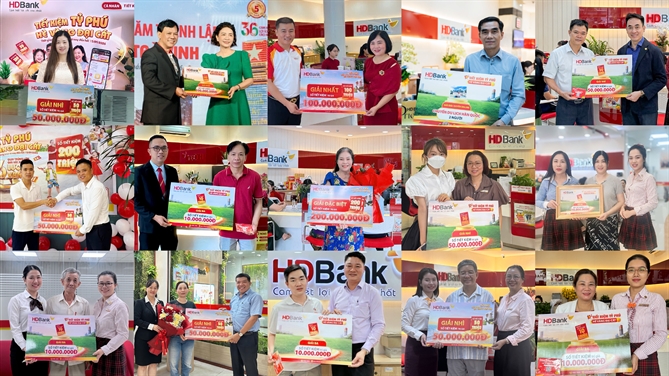 Tiết kiệm Tỷ Phú - Hè Vàng Đại Cát đã trao thưởng cho nhiều khách hàng suốt gần 5 tháng diễn ra chương trình