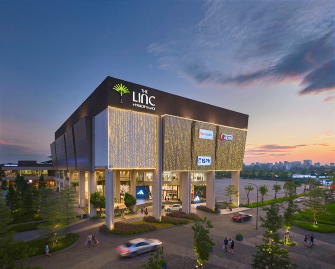 Trung tâm thương mại The LINC, ParkCity Hanoi. Ảnh: ParkCity Hanoi