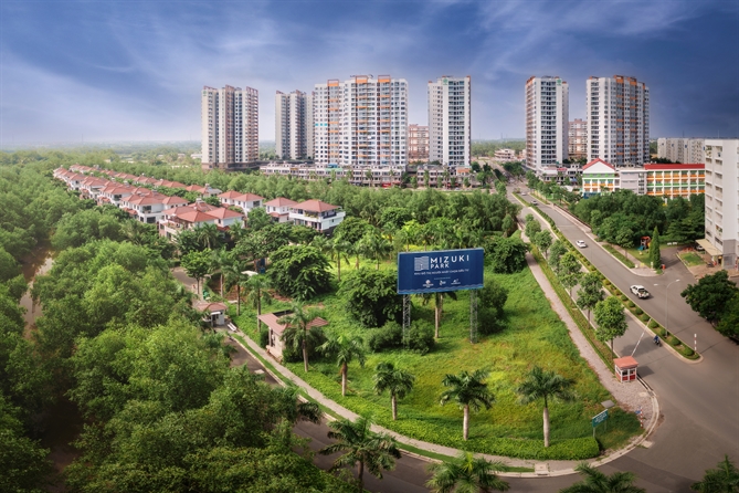Khách hàng có thể khám phá không gian, tiện ích, tinh thần đô thị của Mizuki Park tại triển lãm. 