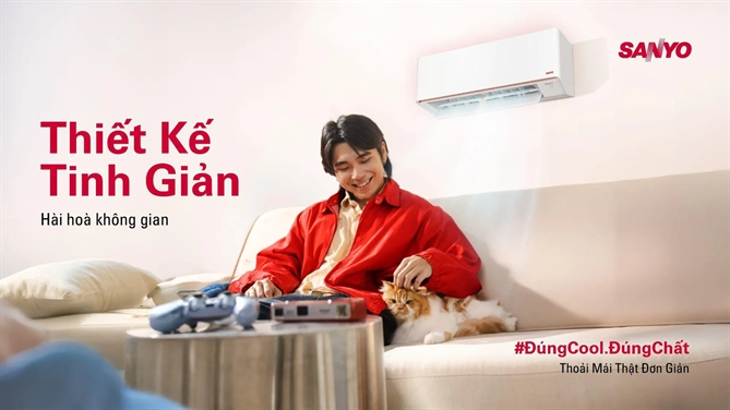SANYO trở lại thị trường điều hòa Việt Nam với triết lý sản phẩm tối giản Nguồn ảnh: SANYO