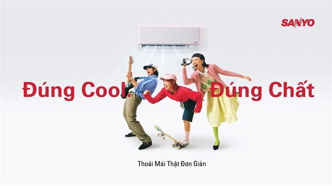 SANYO trở lại thị trường điều hòa Việt Nam với triết lý sản phẩm tối giản Nguồn ảnh: SANYO