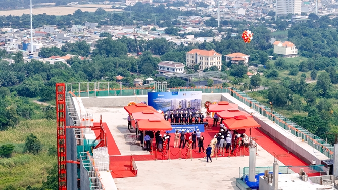Trellia Cove cất nóc, bổ sung nguồn cung chất lượng cho khu Nam Sài Gòn Lễ Cất nóc Trellia Cove - CC5 với sự tham gia của đại diện Nam Long, các đối tác Nhật Bản, tổng thầu và các đơn vị đồng hành ngày 17/09/2026.