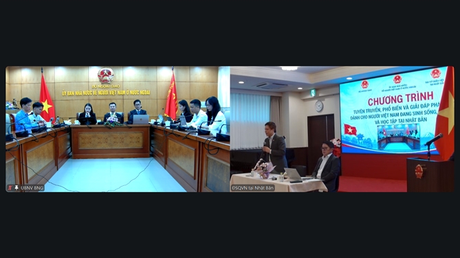 Để pháp luật trở thành nhịp cầu đồng hành cùng người Việt ở Đài Loan, Nhật Bản Kết nối bà con với chuyên gia trong nước giải đáp thắc mắc.