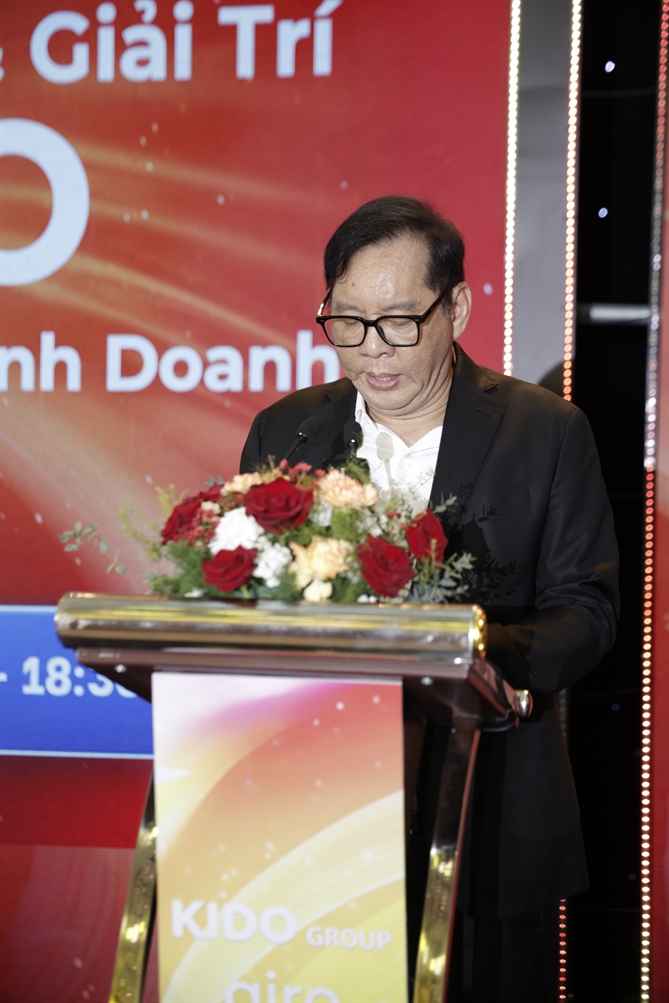 Ông Trần Lệ Nguyên chia sẻ tại buổi lễ. Ảnh: KIDO.