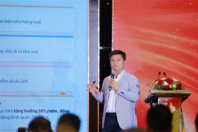 Ông Trần Quốc Bảo - Phó TGĐ Tập đoàn KIDO, Phó Chủ tịch HĐQT Công ty Cổ phần Truyền thông, Giải trí và Thương mại AIRO chia sẻ về AIRO.