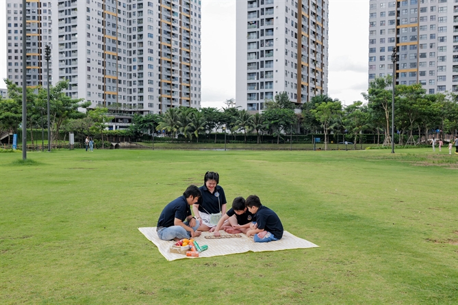 Mizuki Park hiện là chốn an cư của hơn 4.000 gia đình.