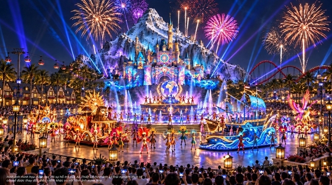 Đại show “Lễ hội Toàn cầu” sẽ thắp sáng quảng trường bằng âm nhạc, vũ đạo và sắc màu văn hóa năm châu.