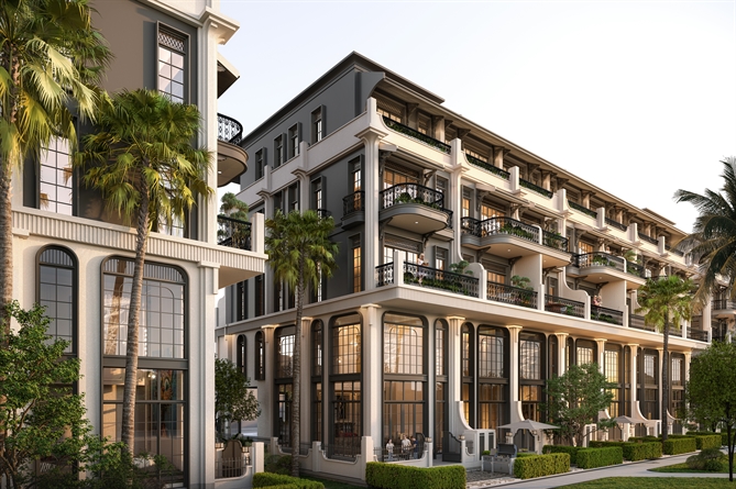 AN Garden: Bộ sưu tập tư gia nghỉ dưỡng tinh tuyển giữa trung tâm Hải Phòng Dual-Duplex AN Garden nơi tinh hoa thông tầng kép cao 7m nâng tầm đẳng cấp (Ảnh: Frasers Property)