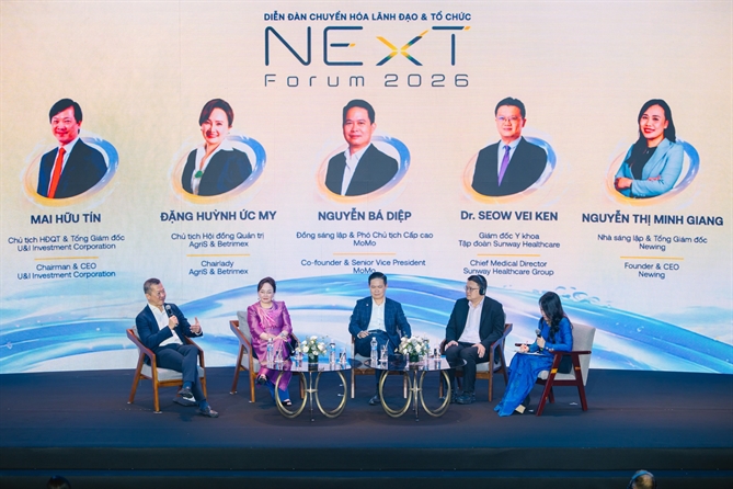 VPBank SME tại NExT Forum 2026: Khi AI làm được nhiều hơn, CEO phải giỏi điều gì? Phiên tọa đàm chia sẻ bài học thực chiến về tăng trưởng bền vững tại The NExT Forum 2026